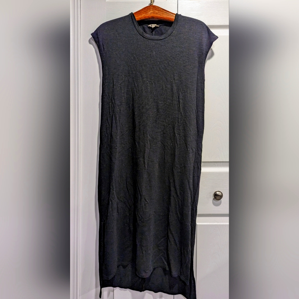 Madewell Muscle Midi T Shirt Size M in black